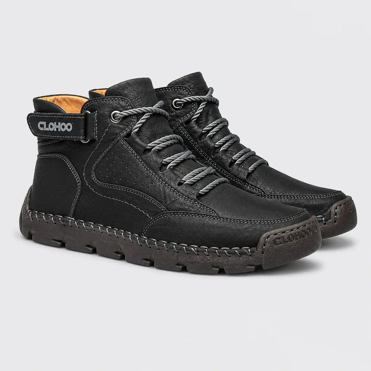 Bota Masculina Coturno Preto - superior