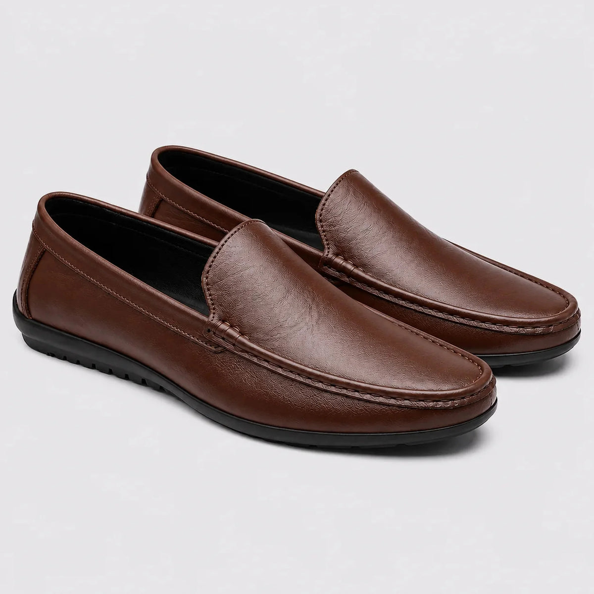 Mocassim Masculino Marrom - vista lateral