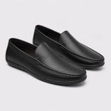 Mocassim Masculino Preto - close up costura