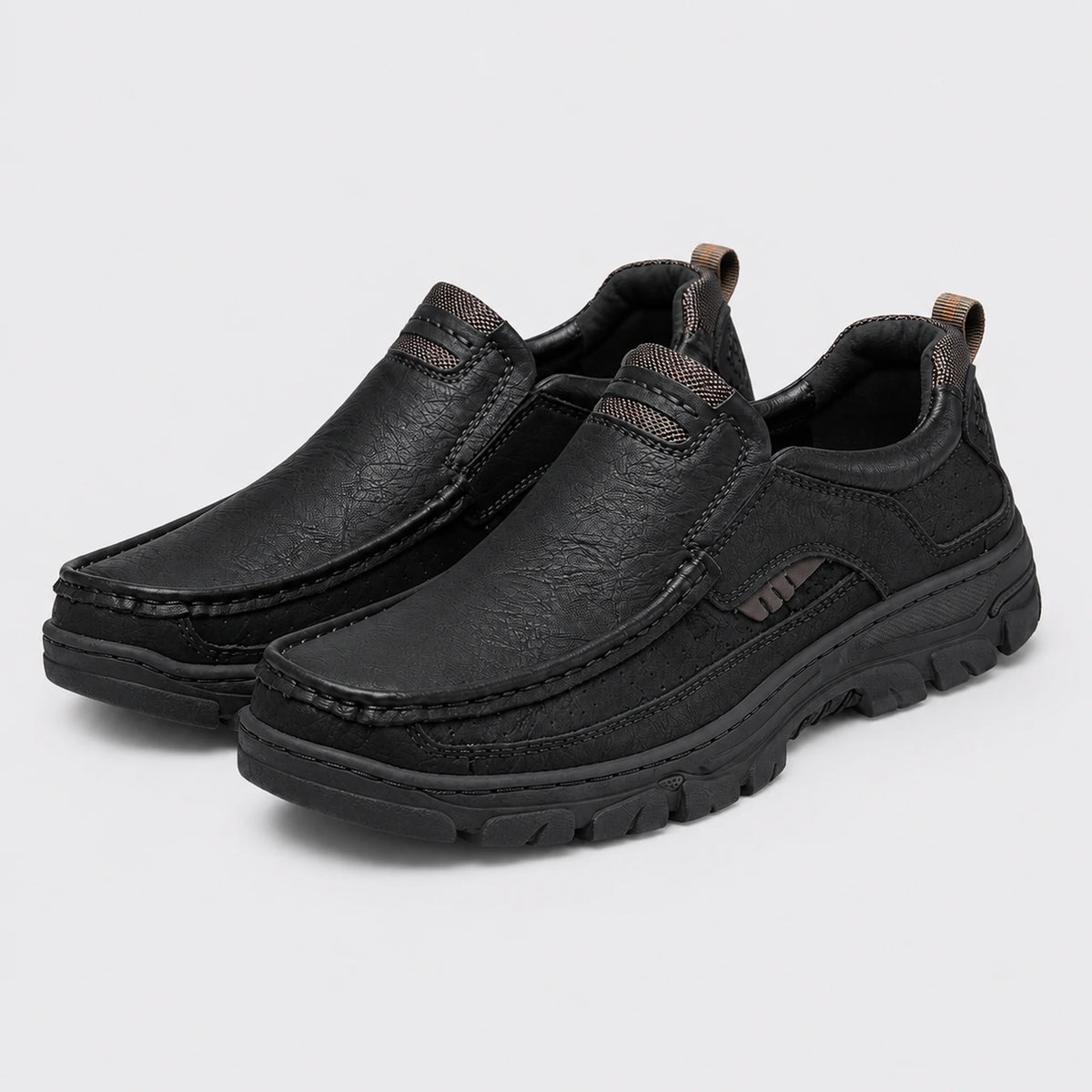 Sapato Mocassim Masculino Preto - vista lateral