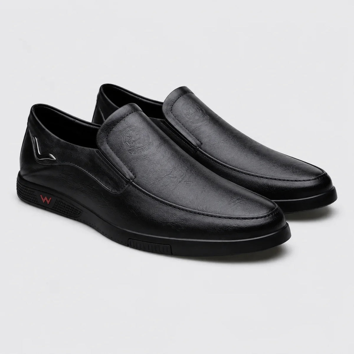 Sapato Masculino Social Preto Couro - vista frontal