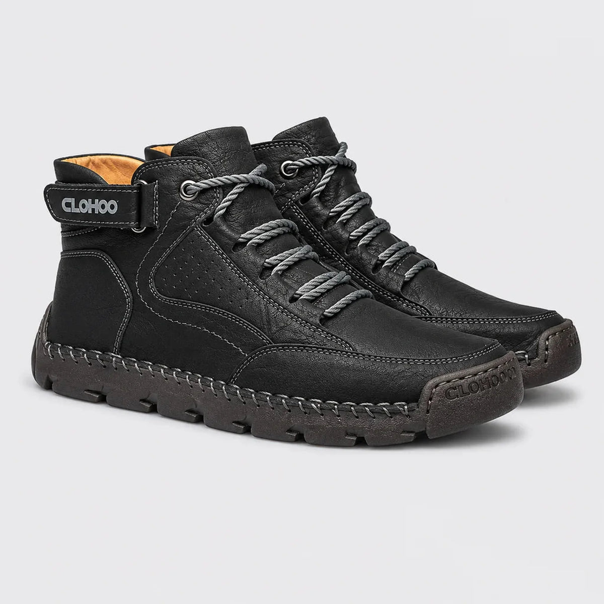Bota Masculina Coturno Preto - superior