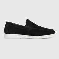 Mocassim Preto Classic - close up textura