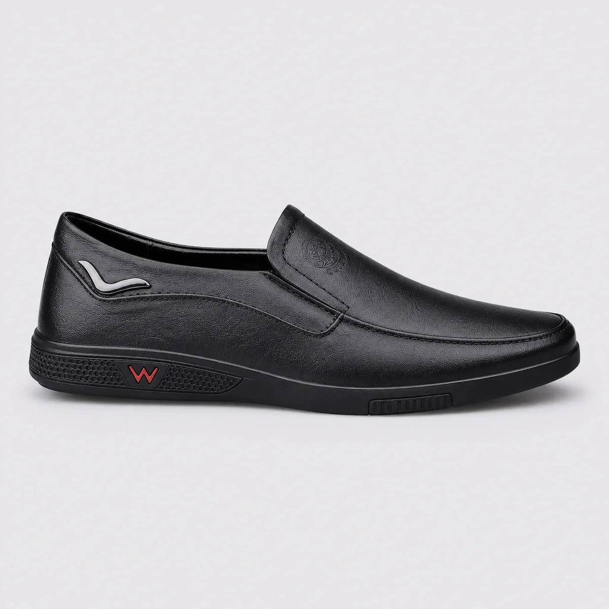 Mocassim Masculino Preto Casual - vista lateral