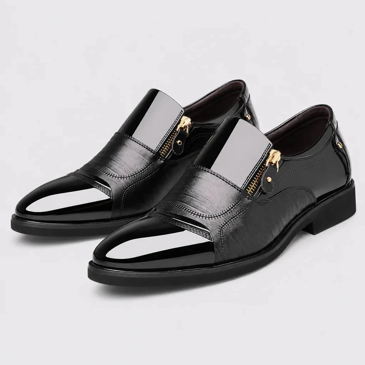Sapato Social Masculino Preto - lateral