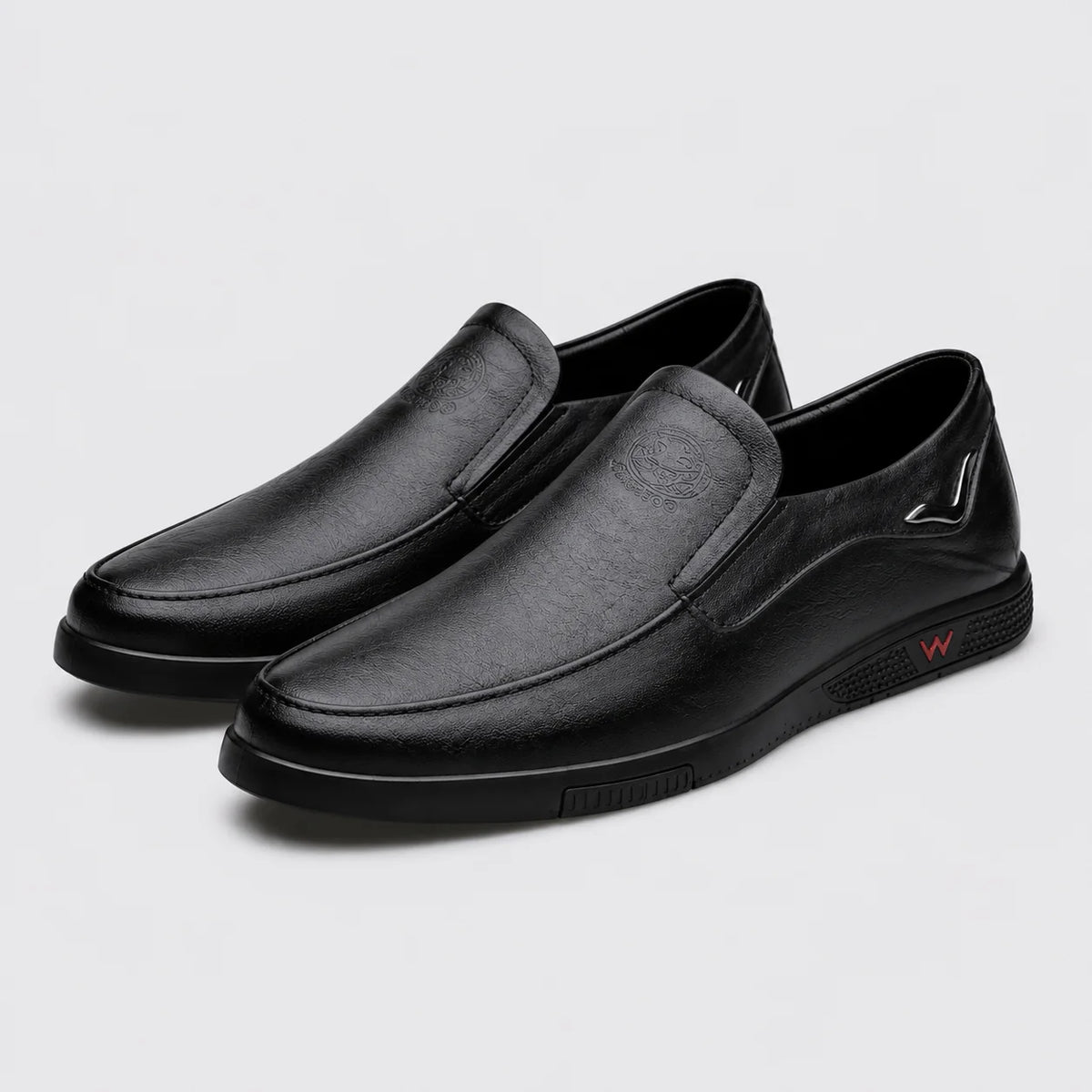 Sapato Masculino Social Preto Couro - vista lateral