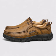 Sapato Mocassim Masculino Cáqui - vista lateral