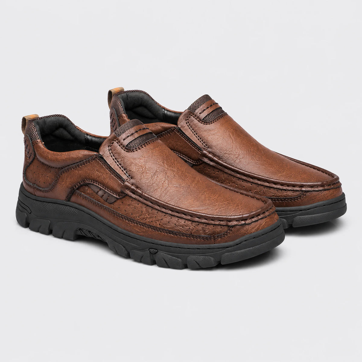 Sapato Mocassim Masculino Marrom - vista frontal