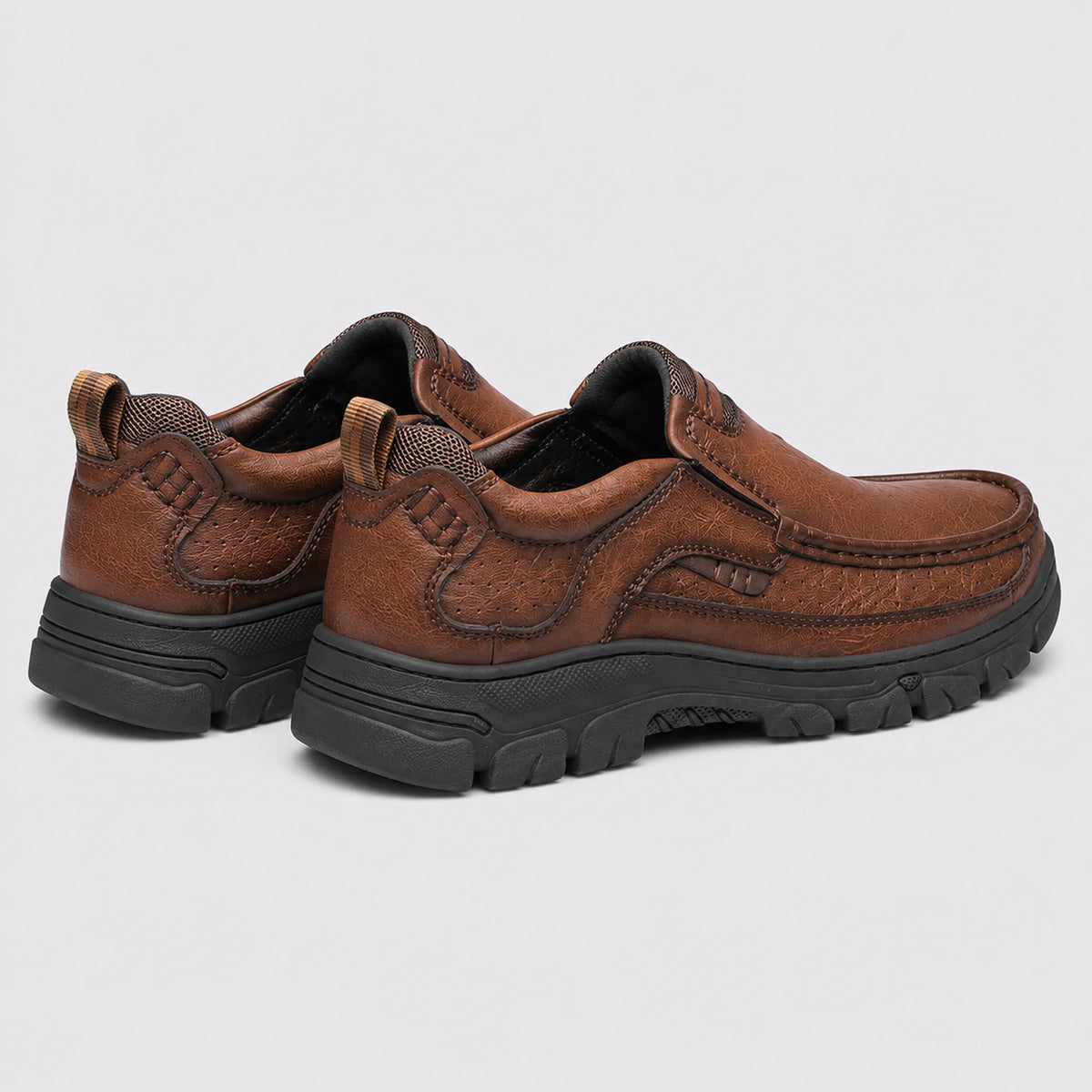 Sapato Mocassim Masculino Marrom - detalhe da palmilha