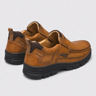 Sapato Mocassim Masculino Marrom Claro - detalhe da palmilha