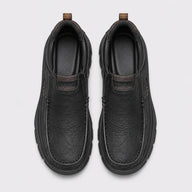 Sapato Mocassim Masculino Preto - detalhe da costura